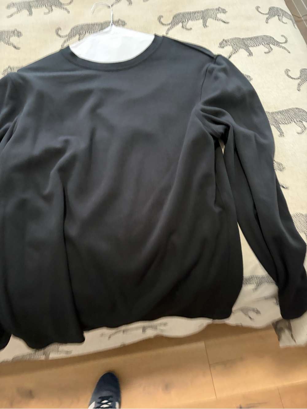 Kit and Ace Men's Long Sleeve Tee - Black - size M